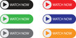 © Habibullah990 - Watch video buttons. Watch video vector buttons isolated with white background
