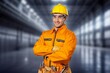 © BillionPhotos.com - Happy, professional worker man, builder in warehouse.