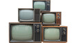 © VisionStock - Retro television stack evokes nostalgic viewing experiences and vintage charm
