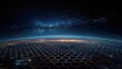 © putri syakilla - Hexagon earth space view