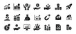 © SaymaHossan - Set of investment and finance icons representing financial growth and business success