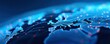 © Nitchalee N. - Breaking News Banner, Digital globe with glowing network connections and blue lights.
