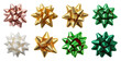© Rawpixel.com - PNG Colorful festive decorative gift bows, element set on transparent background