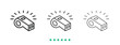 © Bradericon - Whistle icon. Thin line icon vector