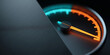 © perfectlab - A speedometer with a pointing at full capacity, indicating maximum performance or power output