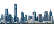 © Lang - city skyline of bangkok thailand Isolated on PNGs transparent background,  Use for visualization in architectural presentation 45118235 1