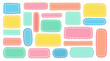 ©  Studio Png - colorful label frame set