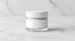 © Inkreatif - Elegant glass jar mockup, perfect for your next skincare product marketing campaign and online shop visuals 110 chars
