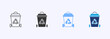 © RiskiAyu - Trash Bin Icon Set Multiple Style Collection