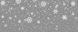 © Birol Dincer  - heavy snowfall, snowflakes in different shapes and forms. Many white cold snowflake elements on transparent background. White snowflakes flying in the air. Snow flakes, snow background, christmas