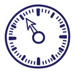 © MDREAZUL - Simple hand drawn clock illustration displaying time concept deadline or measurement