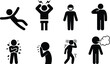© candysartistry - Symptom icons for health and emotional problems