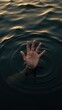 © cookiecutter - Hand Reaching Out from Water Surface