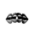 © Faiza - 3d rendered illustration of repetitive open mouths isolated on transparent background