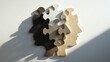 © Jayk - Diversity and inclusion concept with puzzle pieces forming human profiles