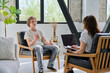 © Valerii Honcharuk - Teenage boy in mental therapy session, talking with behavioral psychologist