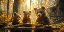 Goldilocks And Three Bears Free Stock Photo - Public Domain Pictures