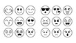 © Yasir - Dynamic collection of expressive emoji icons capturing a wide range of emotions for digital communication and creative projects.