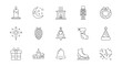 © vectrust - Festive Line Icons A Christmas and Holiday Celebration Collection