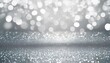 © Ashley - elegant shiny silver bokeh sparkle party invitation background
