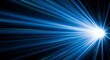 © Munmun - Bright blue light streaks radiating outward from a central intense light source