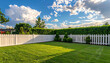 © sakmad - Backyard with White Fence