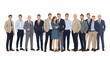 © holik - Diverse group of business professionals standing together in a confident pose.