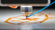 © Madihabibi - 3D printer nozzle precisely laying down molten plastic, showcasing innovative technology and rapid prototyping process