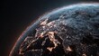 © Abdul - Stunning global network of light connecting continents in a vibrant digital world from space