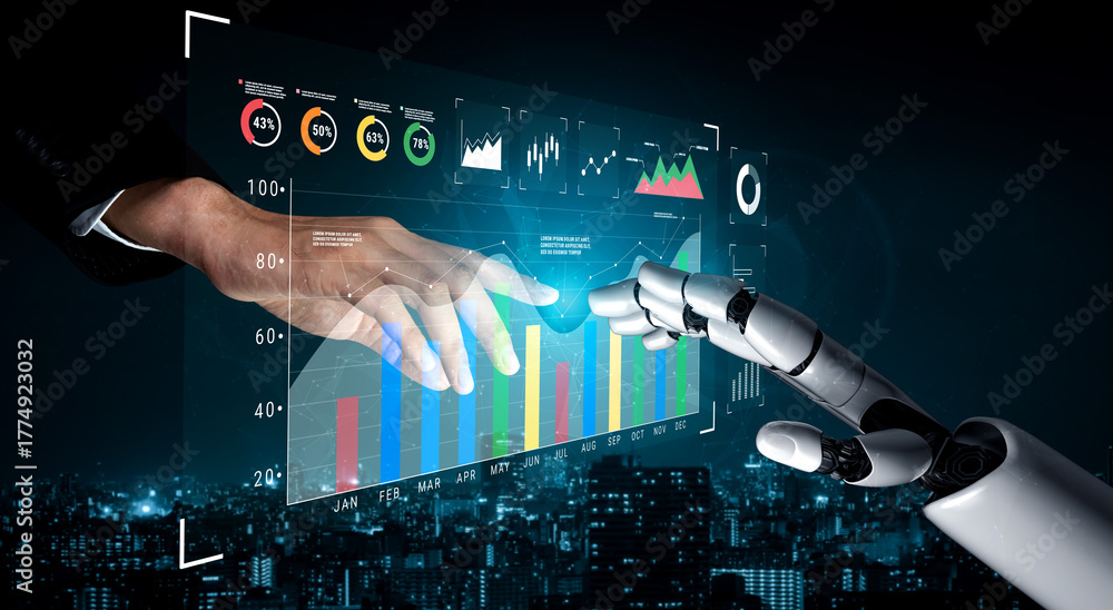 An AI dashboard for business data analysis and performance monitoring ...