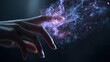 © Dao - Woman hand touching The metaverse universe,Digital transformation conceptual for next generation technology era.