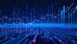© Suparto - Futuristic digital visualization of financial growth and stock market analysis, depicting big data flow across a technology network