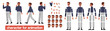 © tynyuk - Character man kit for creating animations and your own illustrations. DIY kit. Flat style vector