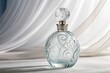 © isz - Handblown Glass Perfume Bottle With Intricate Swirling Design
