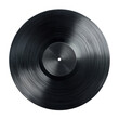 © Arup Debnath - Silver vinyl record with grooved surface isolated on a transparent background