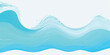 © The Alpha - Abstract blue water wave illustration flowing fluid design element perfect for backgrounds and modern designs
