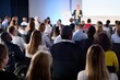 © Aliaksandr Barouski - Audience engaged in a professional conference presentation, showcasing diverse participation