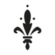© azhar - silhouette image of a fleur de lis simple vector illustration