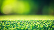 © 艺橙 张 - synthetic. Close-up of lush green artificial grass with a softly blurred background. travel magazines, destination branding, designed for travel destination branding, elevates destination branding.