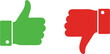 © Darmanto - Thumbs Up and Down Approval and Disapproval Icon Set