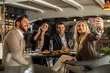 © Creative Light - Friends taking a selfie while enjoying a meal together at a restaurant