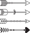 © queen - Four different arrow design variations