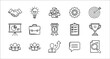 © single1abubakor - Start up set of web icons in line style. Business startup icons for web and mobile app. Startup project, development, creative idea, target, innovation, marketing, launch business.