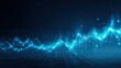 © Generative AI - Abstract financial chart with upward trend, representing stock market growth and economic progress in business