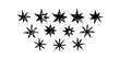 © STOCK CART - Hand-drawn stars arranged in a stylized arc, conveying a sense of wonder and artistic expression. The stars, rendered with a brushstroke effect, suggest an ethereal quality.