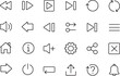© phicsmaker - Collection of media player and interface icons