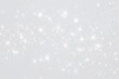 © Photocreo Bednarek - Glittering silver stars and sparkles on a transparent grey background overlay