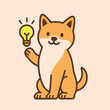 © dimas - shibainu dog having idea