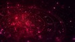 © pier - futuristic neon zodiac constellation with red and violet glowing cyber aura