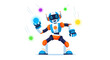 © DIAN - A Cheerful Robot Entertains With Colorful Spheres In A Delightful Digital Performance